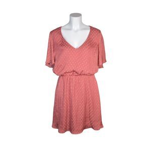 Show Me Your MuMu Anastasia Polka Dot Dress Pink Date Night Womens Medium